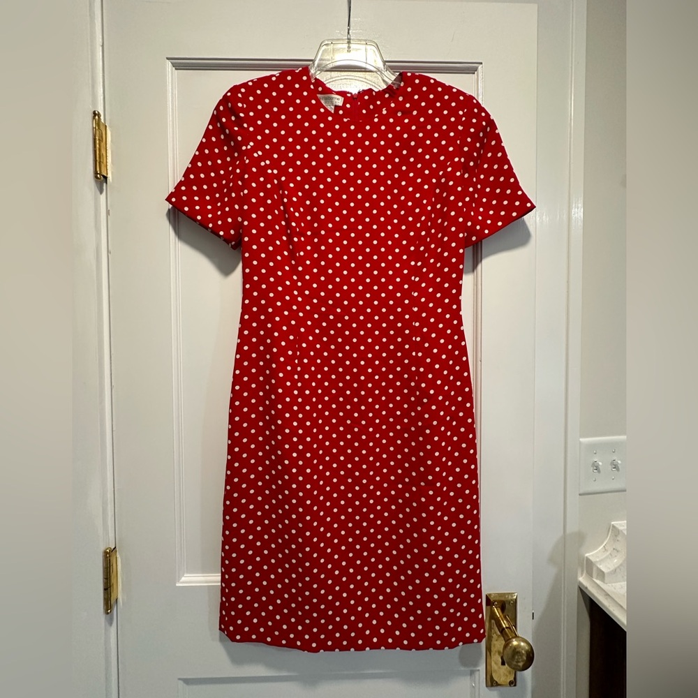LIZ CLAIBORNE polka dot dress
